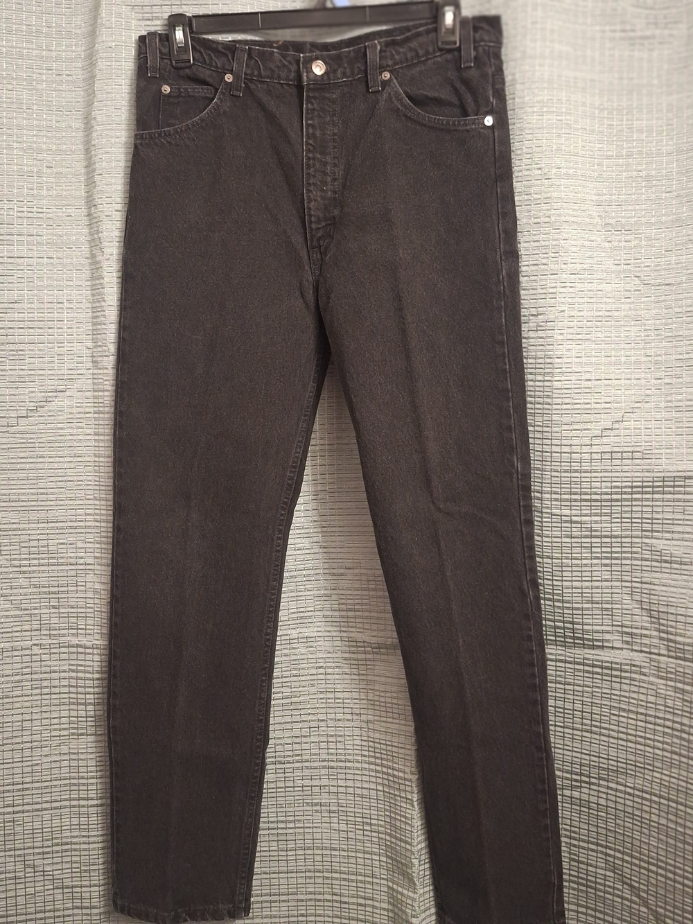 Men's Classic Black Jeans - Straight Fit